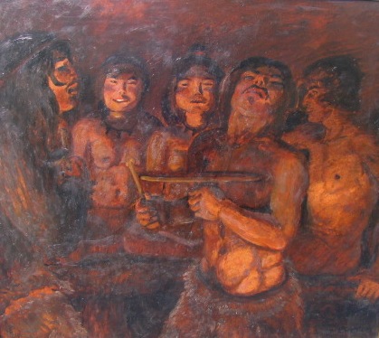 "Åndemaneren", maleri af Harald Moltke